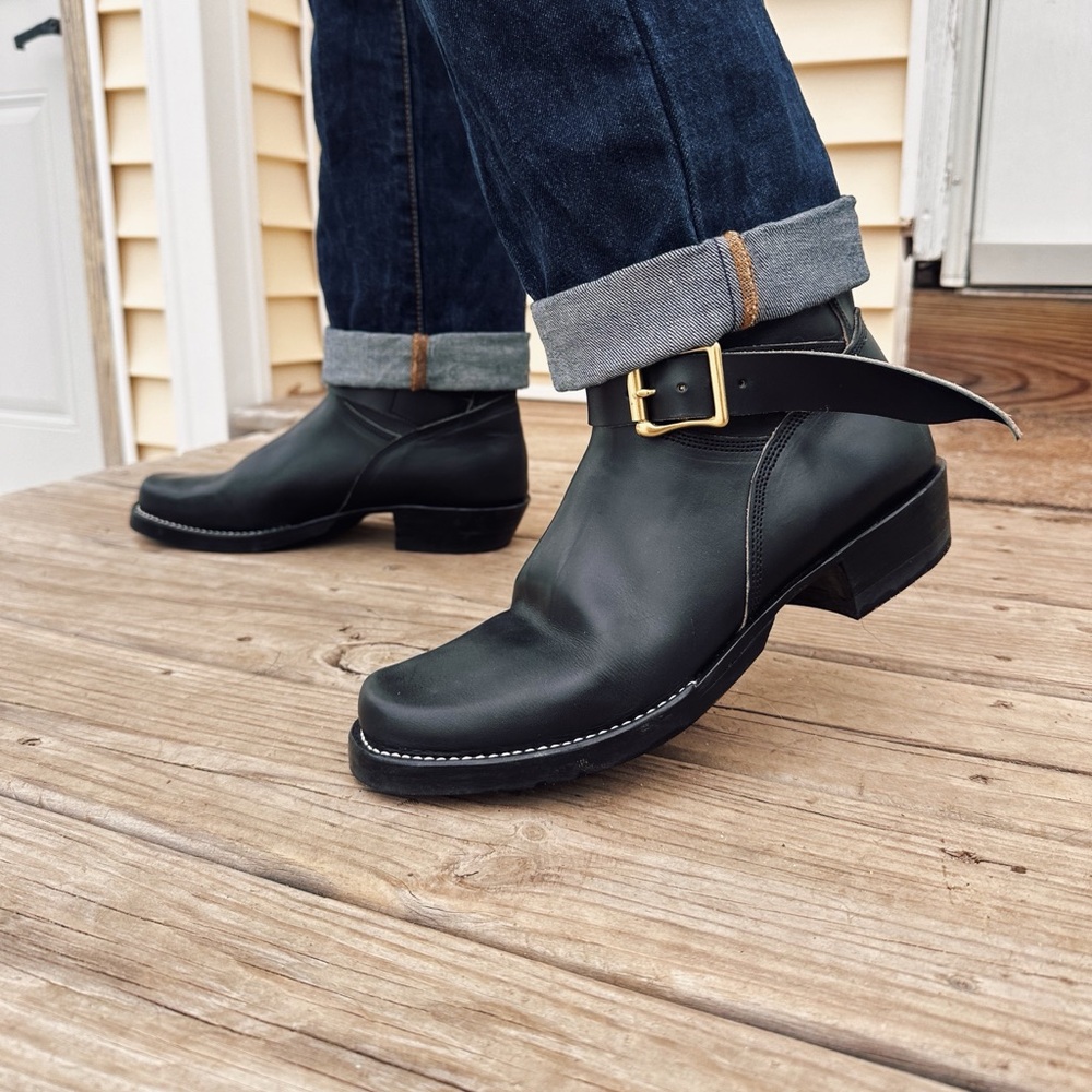 Handmade Leather Engineer Boots - Picture 9 of 9
